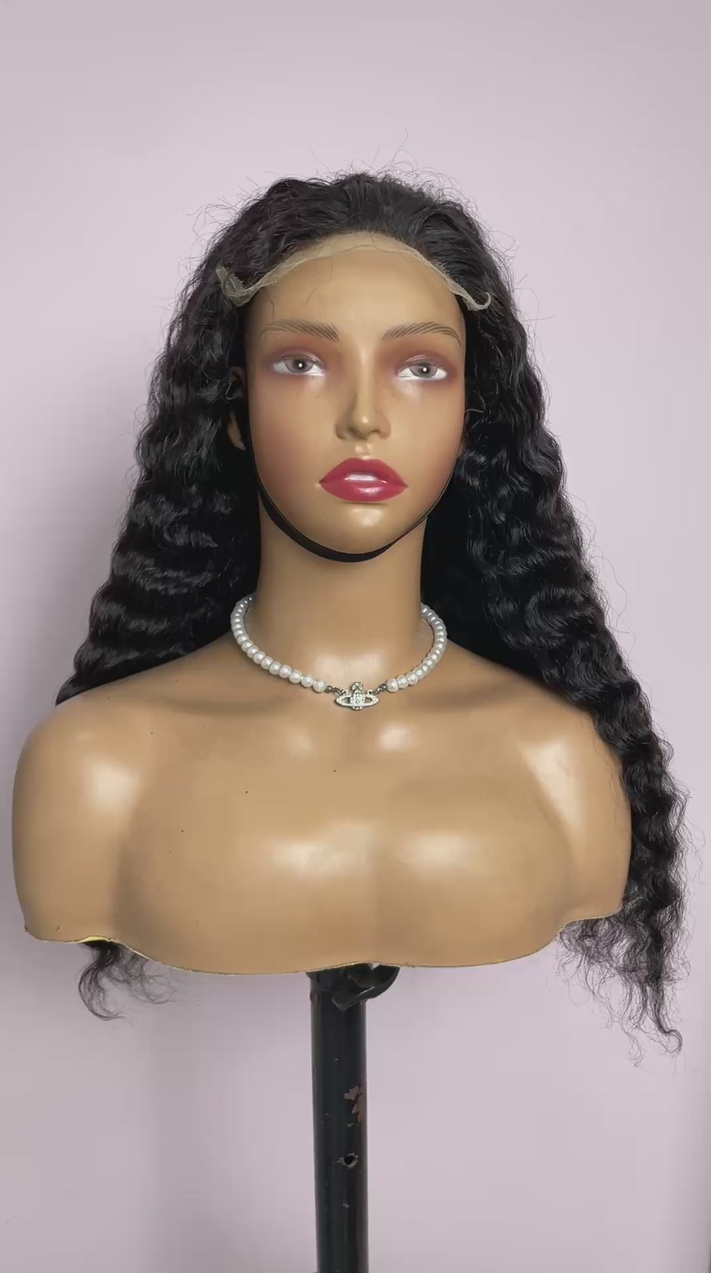 Maison Farah 26" Water Wave 180% Density 13×4 Human Hair Wig